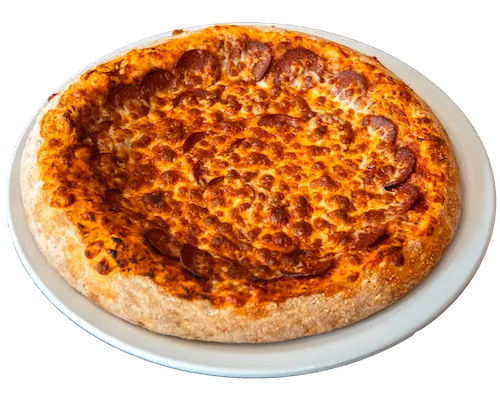 Pizza Fat Boy auf einem Teller