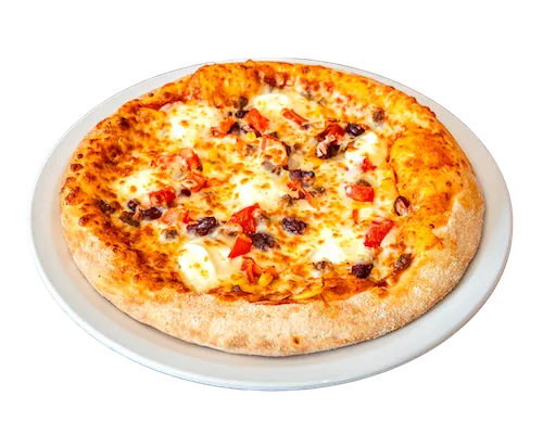 Pizza Tacco auf einem Teller